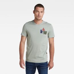 Снимка на G-STAR T-shirt - Chest graphic slim in t green