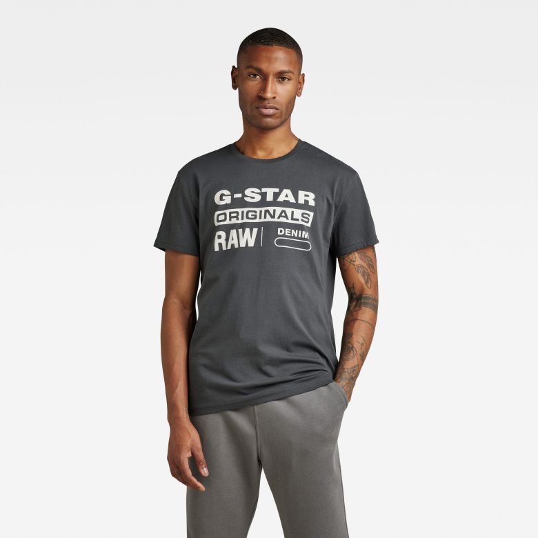 Снимка на G-STAR T-shirt - Originals label r t grey