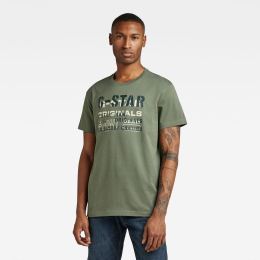 Снимка на G-STAR T-shirt - Stencil originals r t green