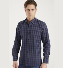 Снимка на G703 DEWBERRY MEN'S SHIRT-NAVY-BROWN
