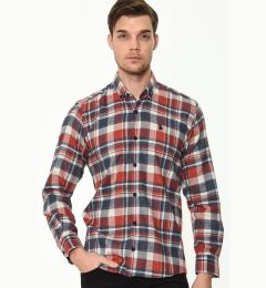 Снимка на G704 DEWBERRY MEN'S SHIRT-NAVY-RED