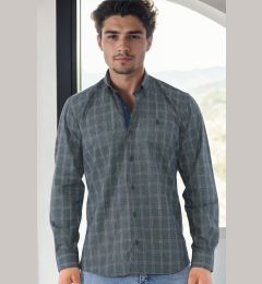 Снимка на G711 DEWBERRY MEN'S SHIRT-KHAKI-1