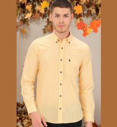 Снимка на G771 DEWBERRY MEN'S SHIRT-PLAIN YELLOW