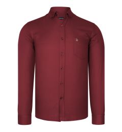 Снимка на G985 DEWBERRY MEN'S SHIRT-BURGUNDY