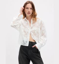 Снимка на GAP Crop Lace Shirt - Women's