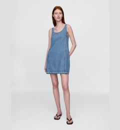 Снимка на GAP Denim mini dress UltraSoft Americana - Women's