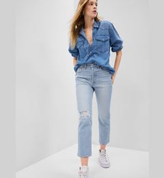 Снимка на GAP High Rise Straight Washwell Jeans - Women's
