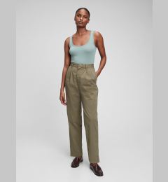 Снимка на GAP Pants khaki high rise Washwell - Women