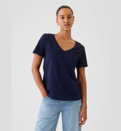 Снимка на GAP T-Shirt Organic Vintage V-neck - Women