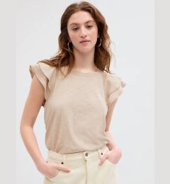 Снимка на GAP T-shirt with ruffle sleeves - Women
