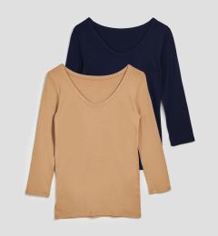 Снимка на GAP T-shirts with 3/4 sleeves, 2pcs - Women