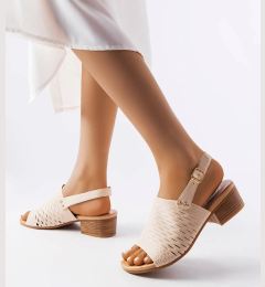 Снимка на Gemre Black sandals on a block heel Millo