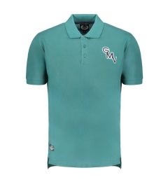 Снимка на GIAN MARCO VENTURI GREEN MEN'S SHORT SLEEVED POLO SHIRT