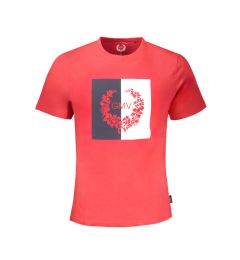 Снимка на GIAN MARCO VENTURI MEN'S RED SHORT SLEEVE T-SHIRT