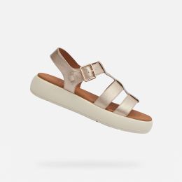 Снимка на Gold women's sandals Geox Camalei - Women's
