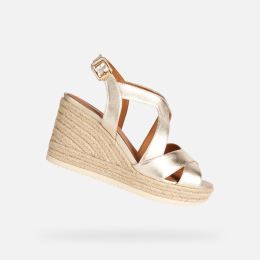 Снимка на Gold women's sandals Geox Ponza - Women's