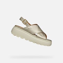 Снимка на Gold women's sandals Geox Spherica EC4.1 S - Women's