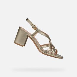 Снимка на Gold women's sandals Geox Virnilisa 65 S - Women's
