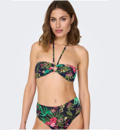 Снимка на Green-blue women's patterned swimwear top ONLY Juliette - Women
