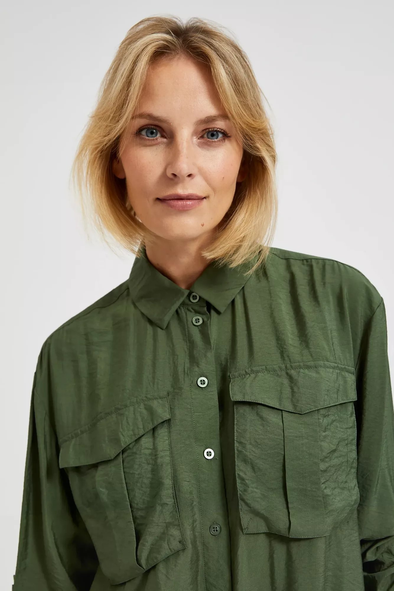 Снимка на Green khaki women's shirt
