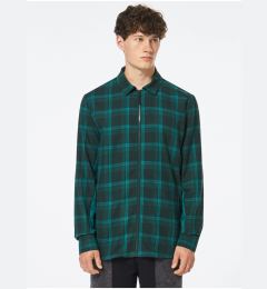 Снимка на Green Men's Lightweight Plaid Shirt Jacket Oakley - Men