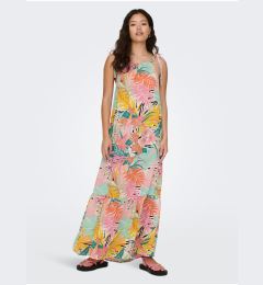 Снимка на Green-pink women's floral maxi dress JDY Daisy - Women's