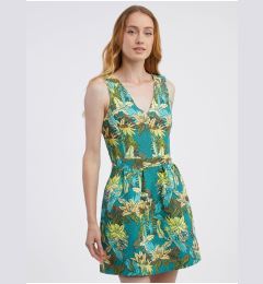 Снимка на Green women's floral dress CAMAIEU - Women's