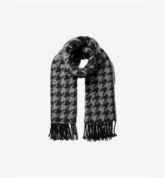 Снимка на Grey-Black Patterned Scarf Pieces Pyron - Women