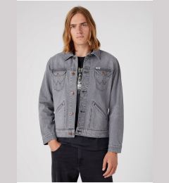 Снимка на Grey Men's Denim Jacket Wrangler Icons - Men