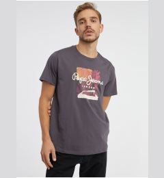 Снимка на Grey Men's T-Shirt Pepe Jeans Melbourne - Men
