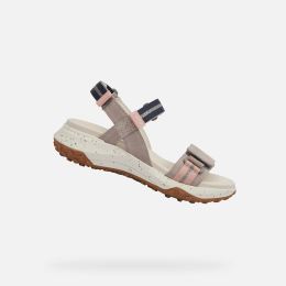 Снимка на Grey women's sandals Geox Sorapis + Grip - Women's