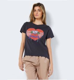 Снимка на Grey women's T-shirt Noisy May Nate Metallica - Women's