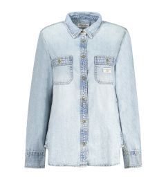 Снимка на GUESS JEANS LONG SLEEVE SHIRT WOMEN BLUE
