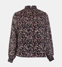 Снимка на Haily ́s Black Floral Loose Blouse Hailys - Women