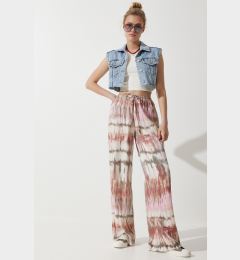 Снимка на Happiness İstanbul Women's Pink Silky Premium Palazzo Trousers