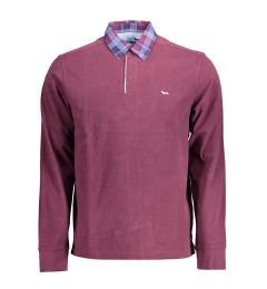 Снимка на HARMONT &amp; BLAINE PURPLE MEN'S LONG SLEEVE POLO SHIRT
