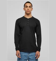 Снимка на Henley L/S Basic T-Shirt Black