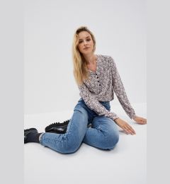 Снимка на High-waisted denim jeans
