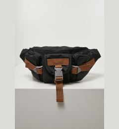 Снимка на Hiking shoulder bag made of recycled ripstop black