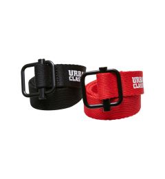 Снимка на Industrial Canvas Belt Kids 2-Pack Black/Red