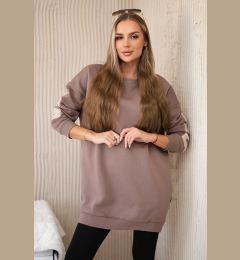 Снимка на Insulated sweatshirt with California mocca inscription