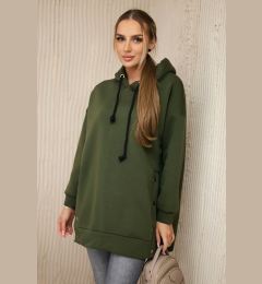Снимка на Insulated sweatshirt with khaki press studs