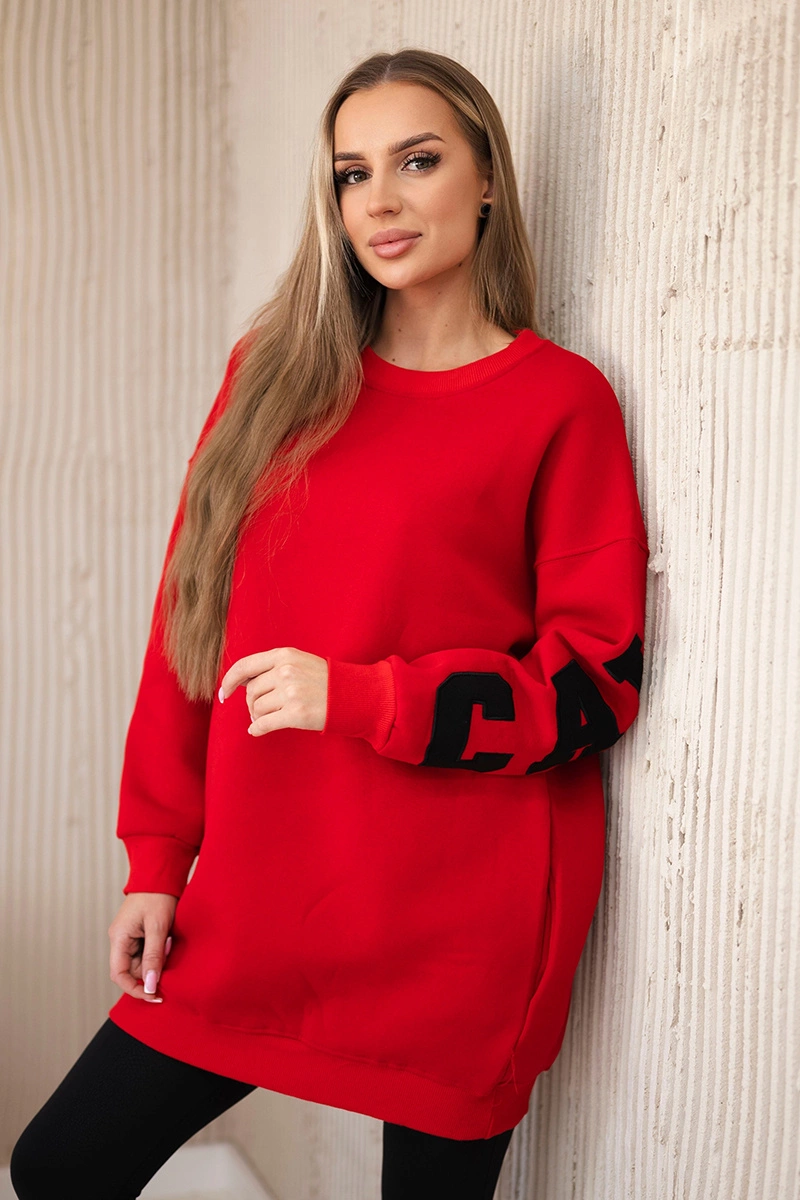 Снимка на Insulated sweatshirt with red California inscription