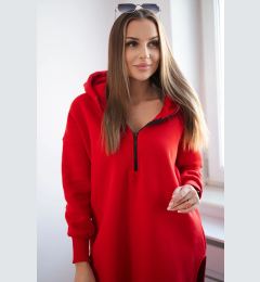 Снимка на Insulated sweatshirt with red side slits