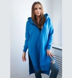 Снимка на Insulated sweatshirt with side slits purple blue