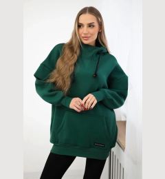 Снимка на Insulated turtleneck sweatshirt dark green