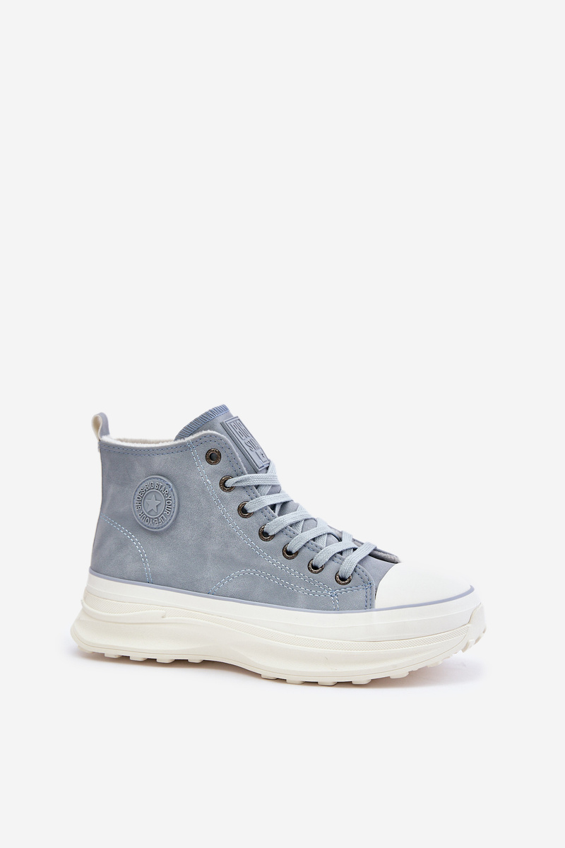 Снимка на Insulated women's platform sneakers Big Star blue