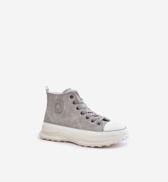 Снимка на Insulated women's platform sneakers Big Star grey