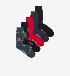 Снимка на Jack & Jones Set of five pairs of men's socks in black, red and blue Jack - Men's