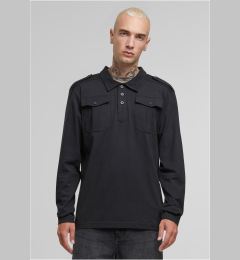 Снимка на Jersey Willis Polo Shirt with Long Sleeves Black
